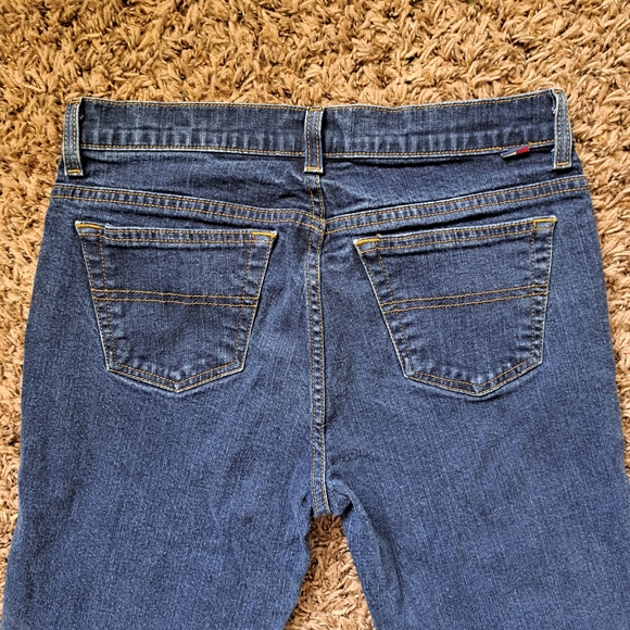 Vtg 90's EUC Tommy Hilfiger Bootcut Embroidered Mid/Lowrise Jeans 28" waist - Picture 8 of 8